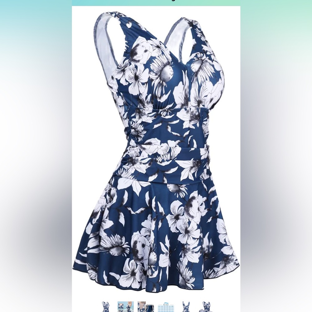 One piece woman’s bathing suit